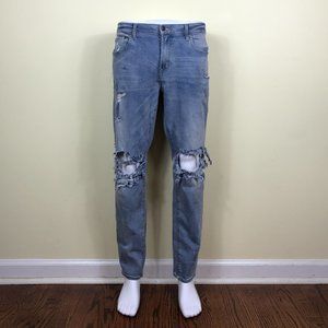 Aeropostale Men's Custom Ripped Super Skinny Jeans - 36x32